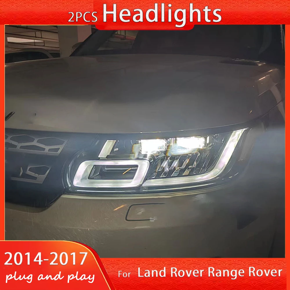 Передние фары автомобиля для Land Rover Range Rover L494 2014-2017, обновление спортивного автомобиля, новый стиль, светодиодная фара в сборе
Передние фары автомобиля для Land Rover Range Rover L494 2014-2017, обновление спортивного автомобиля, новый стиль, светодиодная фара в сборе
