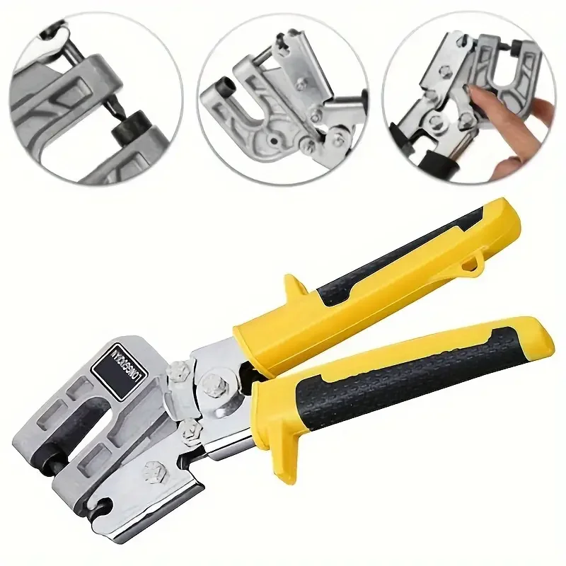 Keel Pliers for Metal Stud Fastening Aluminum Alloy Handheld Drywall Ceiling Tool
Keel Pliers for Metal Stud Fastening Aluminum Alloy Handheld Drywall Ceiling Tool