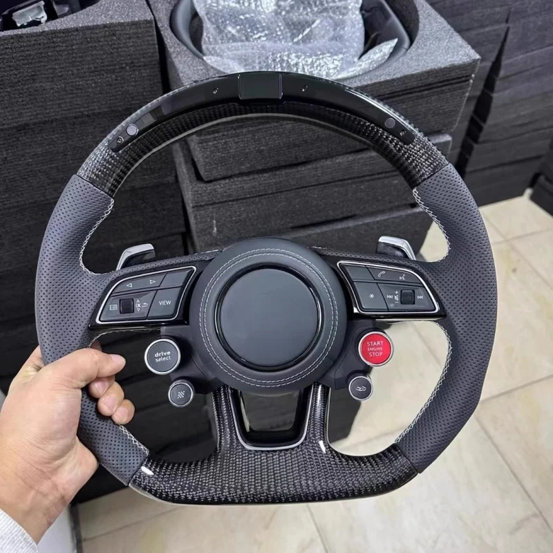 Carbon Fiber Steering Wheel For Audi A3 A4 A6L A5 A7 Q3 Q5 Q7 B9 Modified S4 S5 S6 S7 Flat Bottom Steering Wheel Motion Assembl
Carbon Fiber Steering Wheel For Audi A3 A4 A6L A5 A7 Q3 Q5 Q7 B9 Modified S4 S5 S6 S7 Flat Bottom Steering Wheel Motion Assembl