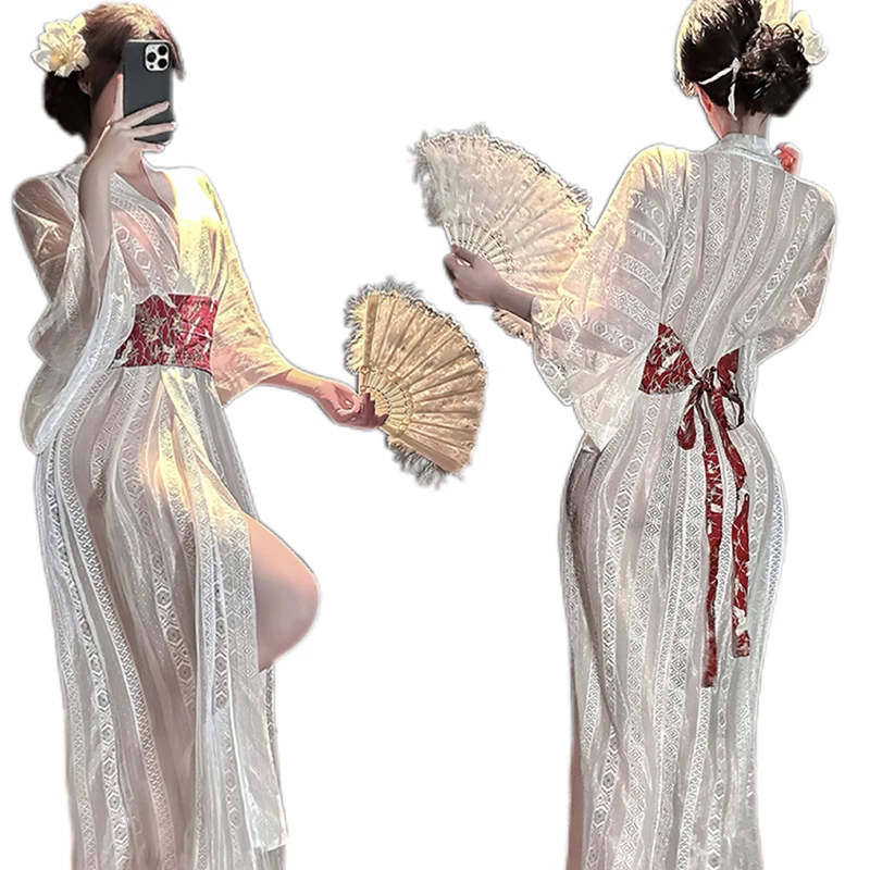 Anime Japanese Adult Girl Kimono Yukata Bathrobe Outfits Cosplay Costume Semi-Transparent Couple Game Interaction Nightdress Set
Anime Japanese Adult Girl Kimono Yukata Bathrobe Outfits Cosplay Costume Semi-Transparent Couple Game Interaction Nightdress Set