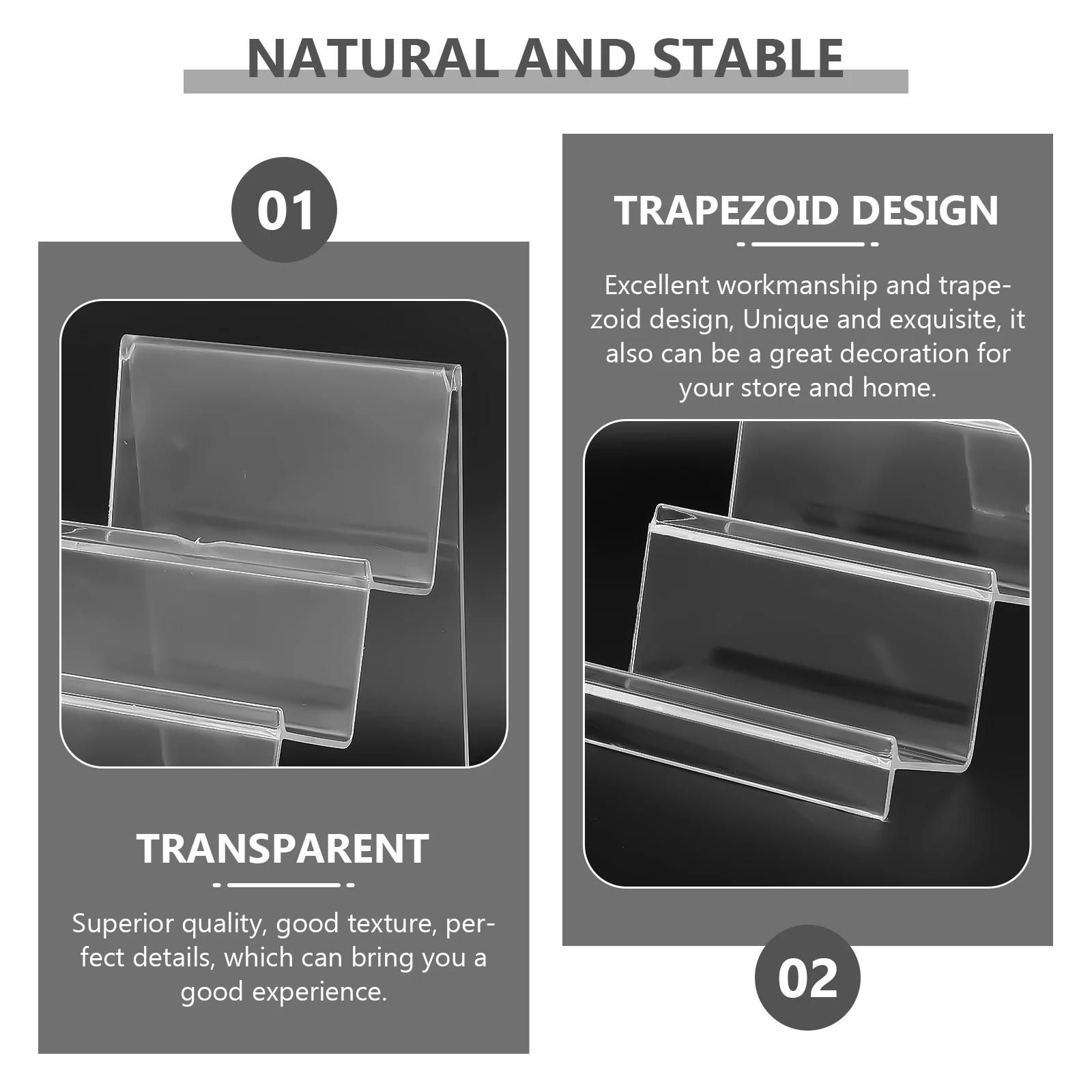 4-Layer Acrylic Wallet Display Rack Multifunctional Storage Stand Shop Home Decor Multi-Tier Holder For Bags Phones \N(Length: 
4-Layer Acrylic Wallet Display Rack Multifunctional Storage Stand Shop Home Decor Multi-Tier Holder For Bags Phones \N(Length: