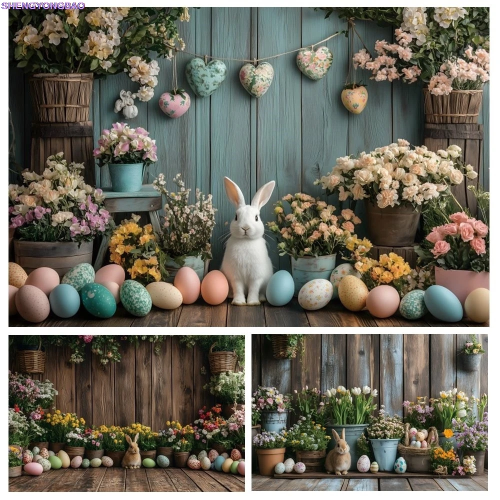 Spring Easter Flowers Eggs Rabbit Wood Wall Floor Backdrop Easter Baby Shower Birthday Party Decoration Photography Background
Spring Easter Flowers Eggs Rabbit Wood Wall Floor Backdrop Easter Baby Shower Birthday Party Decoration Photography Background
