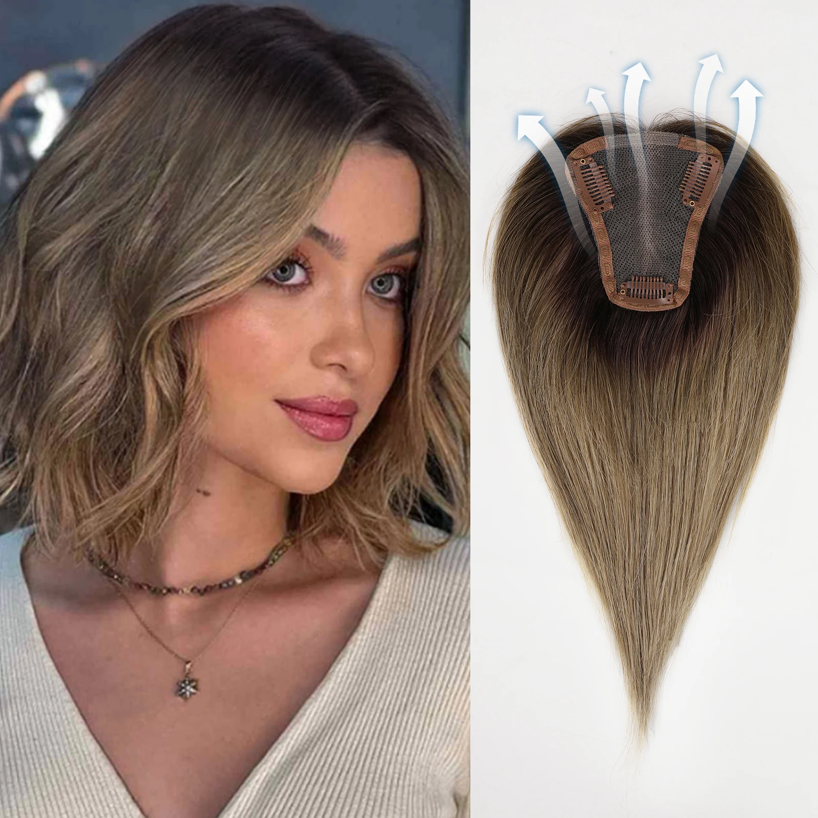 100% натуральные человеческие волосы Remy, накладные волосы Омбре, коричневые серые волосы, парики, шелковая основа, зажимы для наращивания волос для женщин 10/12/14 дюймов
100% натуральные человеческие волосы Remy, накладные волосы Омбре, коричневые серые волосы, парики, шелковая основа, зажимы для наращивания волос для женщин 10/12/14 дюймов