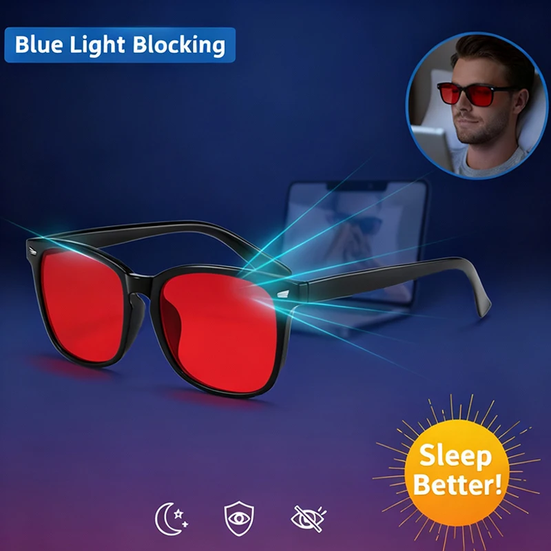 Anti Blue Light Tinted Lenses Sleep Glasses Men Women 2025 Luxury Brand Fashion Computer Gaming Eyeglasses Retro Shades UV400
Anti Blue Light Tinted Lenses Sleep Glasses Men Women 2025 Luxury Brand Fashion Computer Gaming Eyeglasses Retro Shades UV400