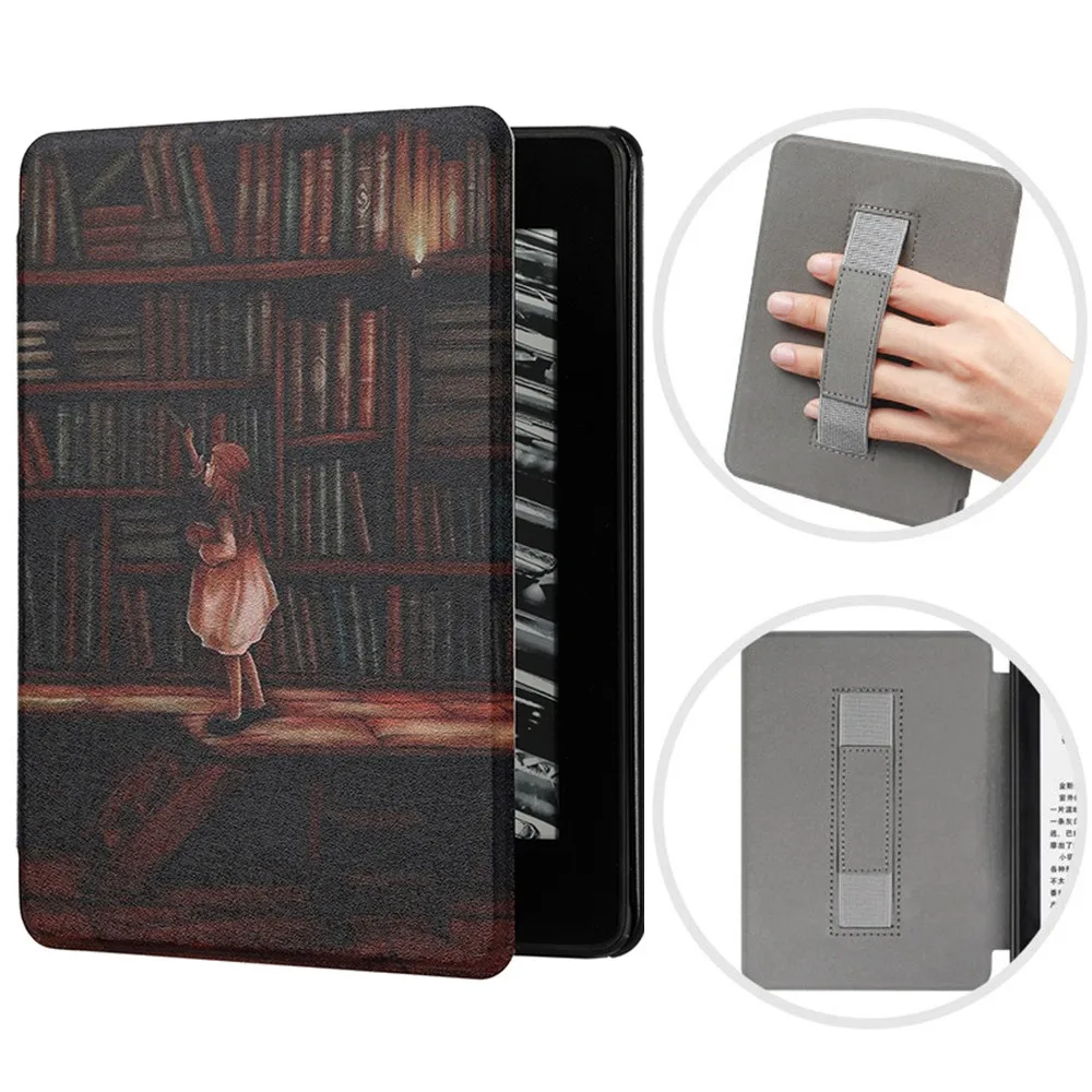 Leather 7 inch e-Reader Cover with Hand Support Protective Case for Kindle Paperwhite 2024 7 inch (12th Gen)/Colorsoft
Leather 7 inch e-Reader Cover with Hand Support Protective Case for Kindle Paperwhite 2024 7 inch (12th Gen)/Colorsoft