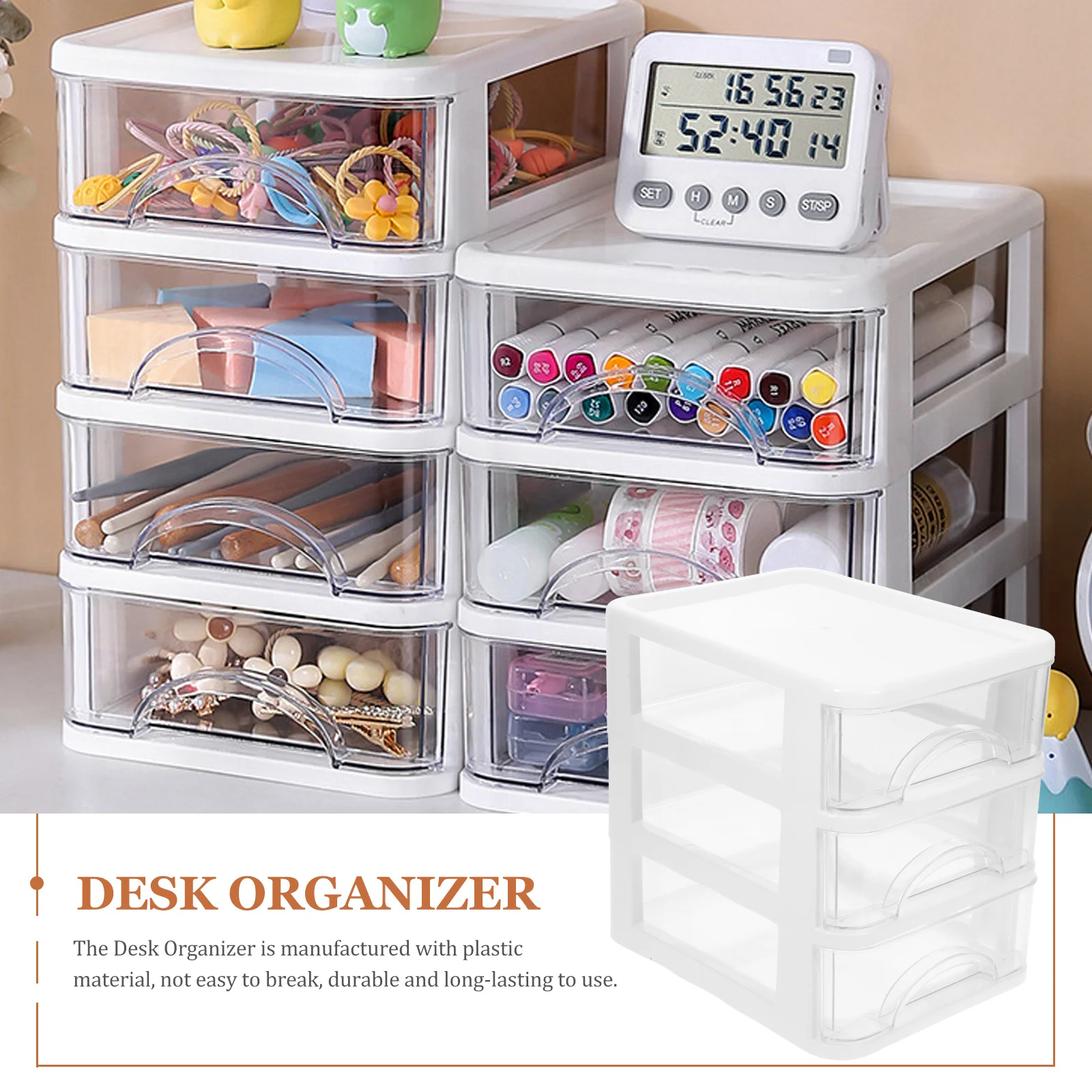 Drawer Style Stationery Organizer Multi-Layer Desktop Storage Box For School Office Supplies Art Materials
Drawer Style Stationery Organizer Multi-Layer Desktop Storage Box For School Office Supplies Art Materials