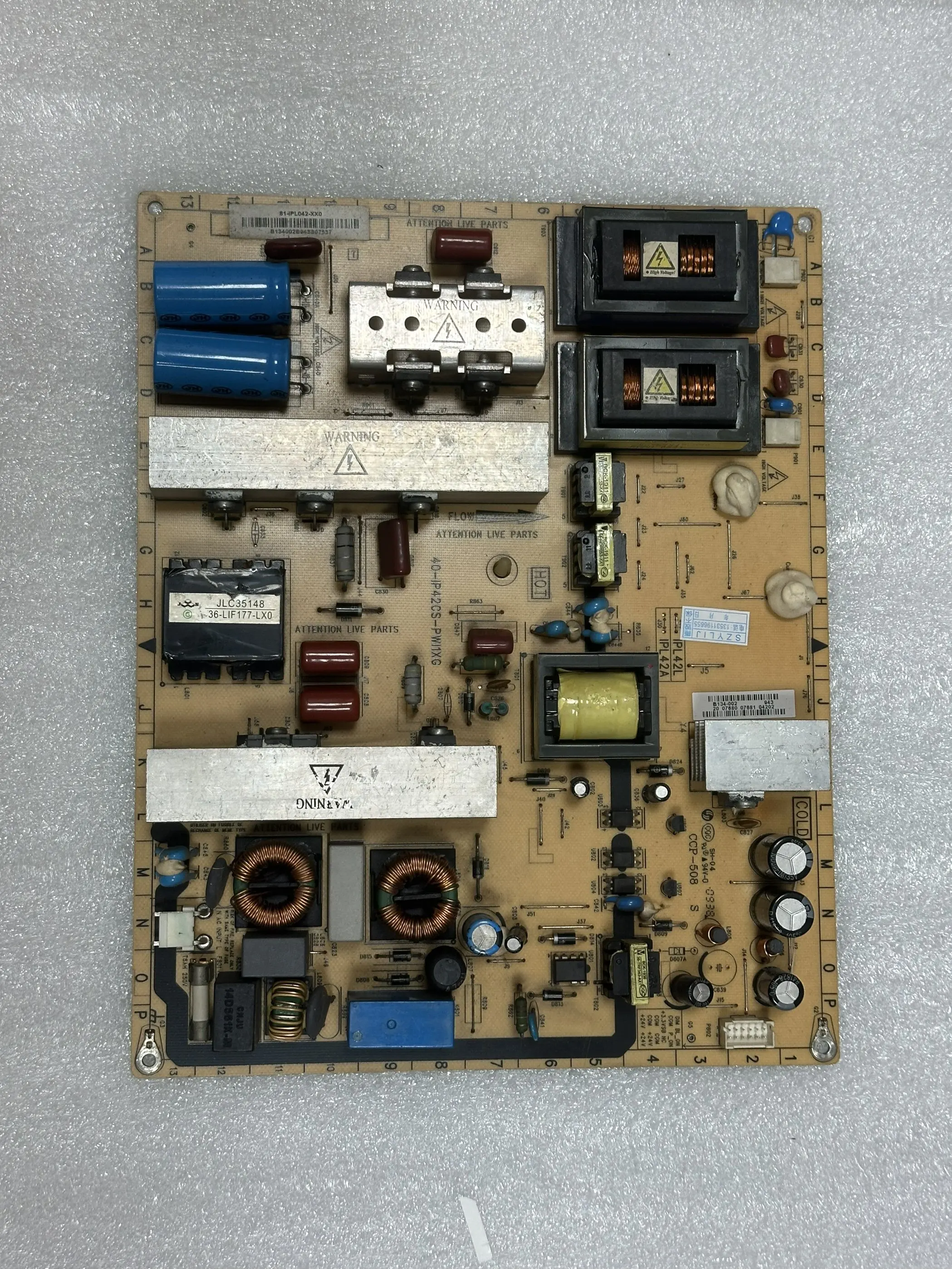 good work 40-IP42CS-PWJ1XG 40-IP42CS-PWI1XG for L42F19FBE L42E9FBD power supply board
good work 40-IP42CS-PWJ1XG 40-IP42CS-PWI1XG for L42F19FBE L42E9FBD power supply board