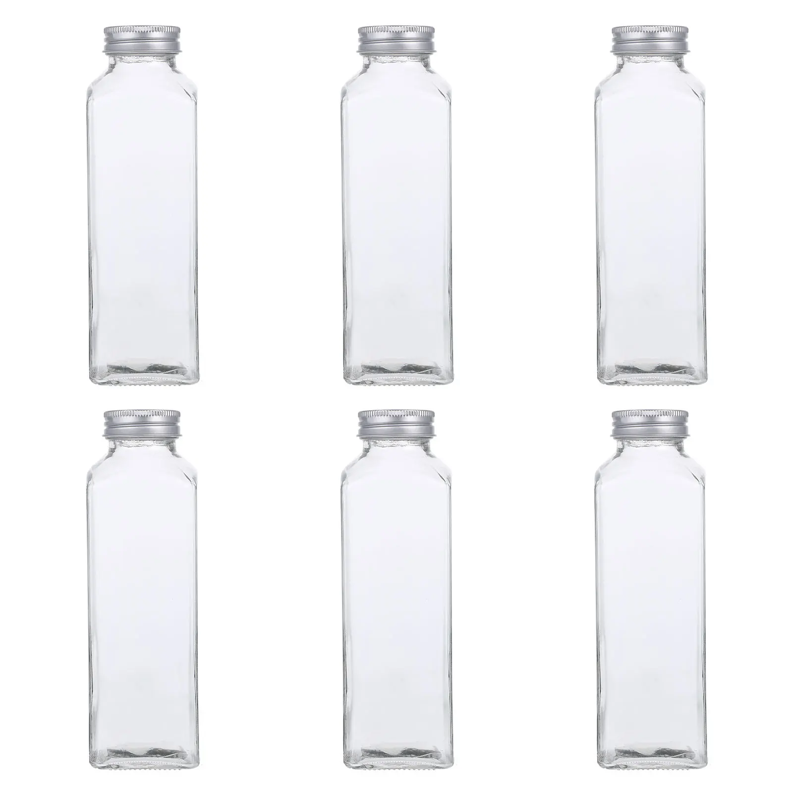 6Pcs Reusable Glass Milk Bottles with Silver Lid Multipurpose Beverage Storage Bottles for Restaurants Cafes Homes Juice
6Pcs Reusable Glass Milk Bottles with Silver Lid Multipurpose Beverage Storage Bottles for Restaurants Cafes Homes Juice