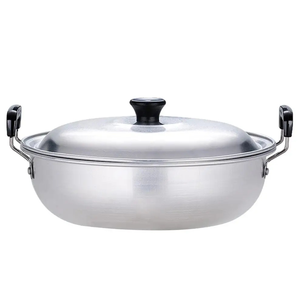 Thickened Aluminum Soup Pot 24cm Small Stew Pot Corrosion Resistant Double Handle Kitchen Cookware Silver
Thickened Aluminum Soup Pot 24cm Small Stew Pot Corrosion Resistant Double Handle Kitchen Cookware Silver