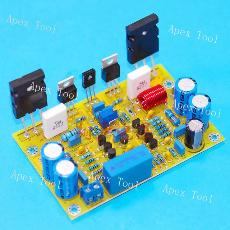 Symasym5-3 NJW0302/0281 Power tube + MJE15032/33 ON drive tube Full symmetry 200W HIFi Classic Class A Power Amplifier Board
Symasym5-3 NJW0302/0281 Power tube + MJE15032/33 ON drive tube Full symmetry 200W HIFi Classic Class A Power Amplifier Board