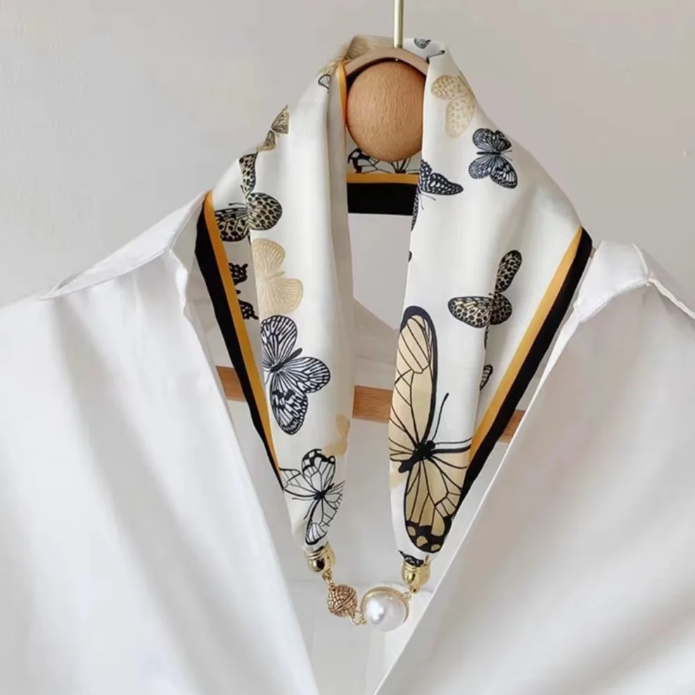 Celebrity Pearl Crystal Scarf - Lightweight French Chic Neck Wrap, Elegant Women's Fashion Accessory
Celebrity Pearl Crystal Scarf - Lightweight French Chic Neck Wrap, Elegant Women's Fashion Accessory