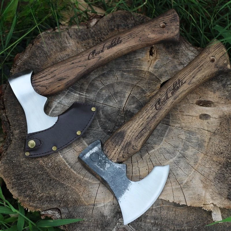 Outdoor Multifunctional Portable Camping Chopping Axe Walnut Wood Handle Household Collection Tool
Outdoor Multifunctional Portable Camping Chopping Axe Walnut Wood Handle Household Collection Tool