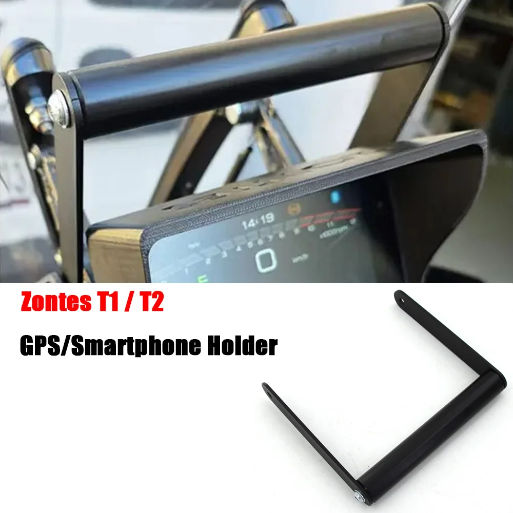New FOR Zontes T1 / T2 GPS Mobile Phone Navigation Mounting Bracket Zontes T1 / T2 Motorcycle Accessories
New FOR Zontes T1 / T2 GPS Mobile Phone Navigation Mounting Bracket Zontes T1 / T2 Motorcycle Accessories