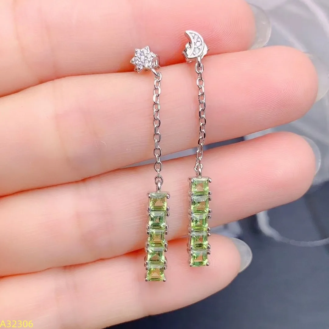 KJJEAXCMY Brand Boutique Jewelry 925 Sterling Silver Inlaid With Natural Olivine Gemstones for Women's Earrings Party Gift Girl
KJJEAXCMY Brand Boutique Jewelry 925 Sterling Silver Inlaid With Natural Olivine Gemstones for Women's Earrings Party Gift Girl