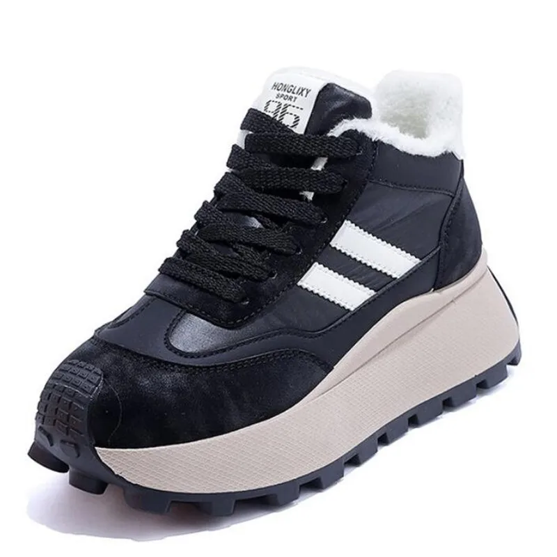 2026 New Brand Luxury Platform Sneakers Thick Soled Women Patchwork High Heel Ankle Boots Winter Height Increasing Casual Shoes
2026 New Brand Luxury Platform Sneakers Thick Soled Women Patchwork High Heel Ankle Boots Winter Height Increasing Casual Shoes