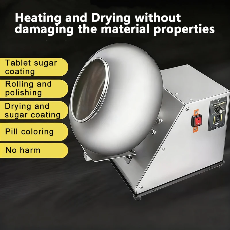 Electric 220V Automatic Sugar Coating Machine Stainless Steel Coater Gummy Bear Candy Peanut
Electric 220V Automatic Sugar Coating Machine Stainless Steel Coater Gummy Bear Candy Peanut