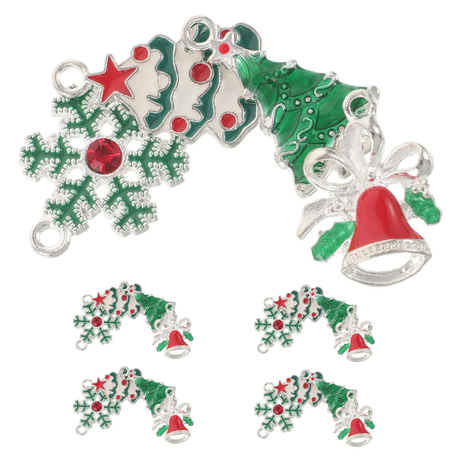 24 шт., подвески в виде рождественской елки, сплав, разные снежинки, колокольчики, подвески для праздника, ожерелье, браслет, серьги, висячие рождественской елки
24 шт., подвески в виде рождественской елки, сплав, разные снежинки, колокольчики, подвески для праздника, ожерелье, браслет, серьги, висячие рождественской елки