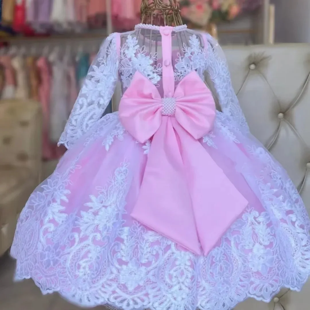 Communion Balls Lace Mesh Princess Flower Girl Dress Suitable for Weddings Children's Birthday Parties Beauty Pageants
Communion Balls Lace Mesh Princess Flower Girl Dress Suitable for Weddings Children's Birthday Parties Beauty Pageants