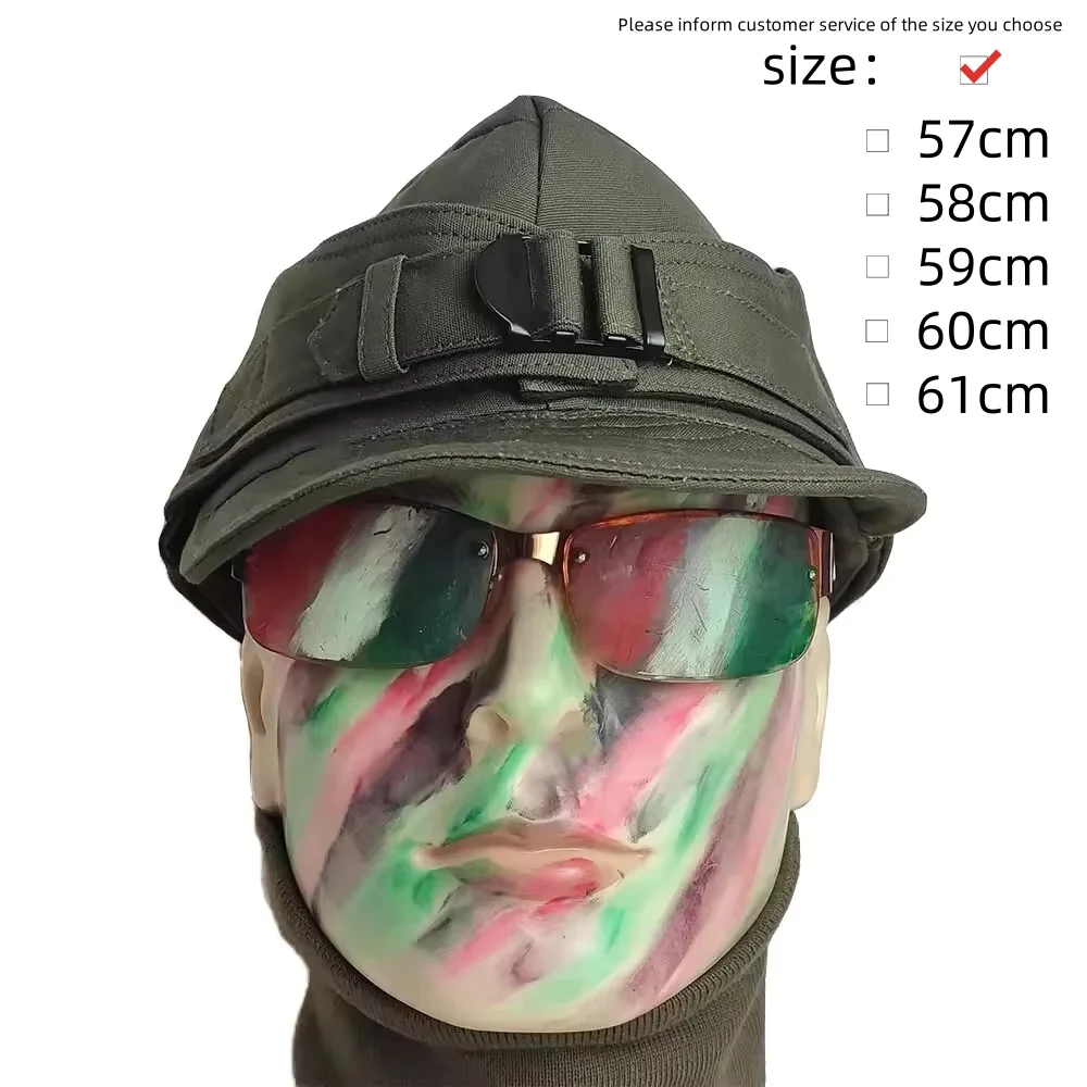 Американская Кепка для гор, тактическая Шерстяная кепка Второй мировой войны, мужская Кепка с большими полями и регулируемым размером 
Американская Кепка для гор, тактическая Шерстяная кепка Второй мировой войны, мужская Кепка с большими полями и регулируемым размером