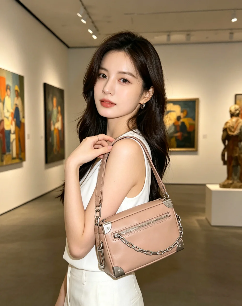 Genuine Leather Box Bags For Women Luxury Designer Handbag Purse New Vintage Soft Cowhide Chain Rivet Shoulder Crossbody
Genuine Leather Box Bags For Women Luxury Designer Handbag Purse New Vintage Soft Cowhide Chain Rivet Shoulder Crossbody