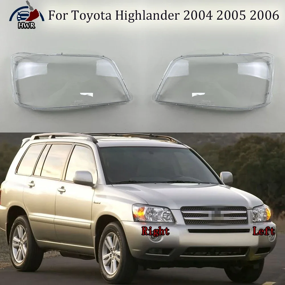 For Toyota Highlander 2004 2005 2006 Headlamp Cover Lampshade Lamp Shade Headlight Shell Lens Plexiglass Auto Replacement Parts
For Toyota Highlander 2004 2005 2006 Headlamp Cover Lampshade Lamp Shade Headlight Shell Lens Plexiglass Auto Replacement Parts