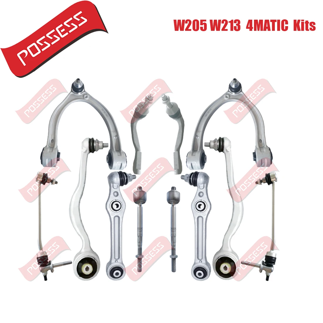 12 Pcs Front Suspension Control Arm Stabilizer Link Tie Rod Kits For Mercedes-Benz C-Class W205 S205 E-Class W213 4Matic
12 Pcs Front Suspension Control Arm Stabilizer Link Tie Rod Kits For Mercedes-Benz C-Class W205 S205 E-Class W213 4Matic