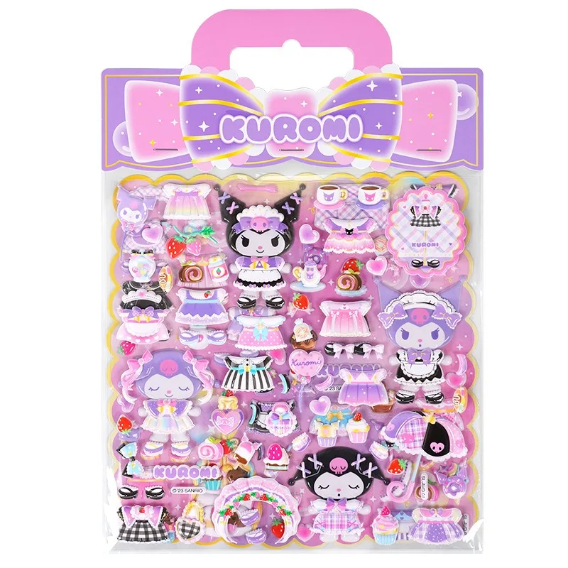 Sanrio Kuromi трехмерные двухслойные фотонаклейки праздничные подарки для девочек Стикеры для платья
Sanrio Kuromi трехмерные двухслойные фотонаклейки праздничные подарки для девочек Стикеры для платья