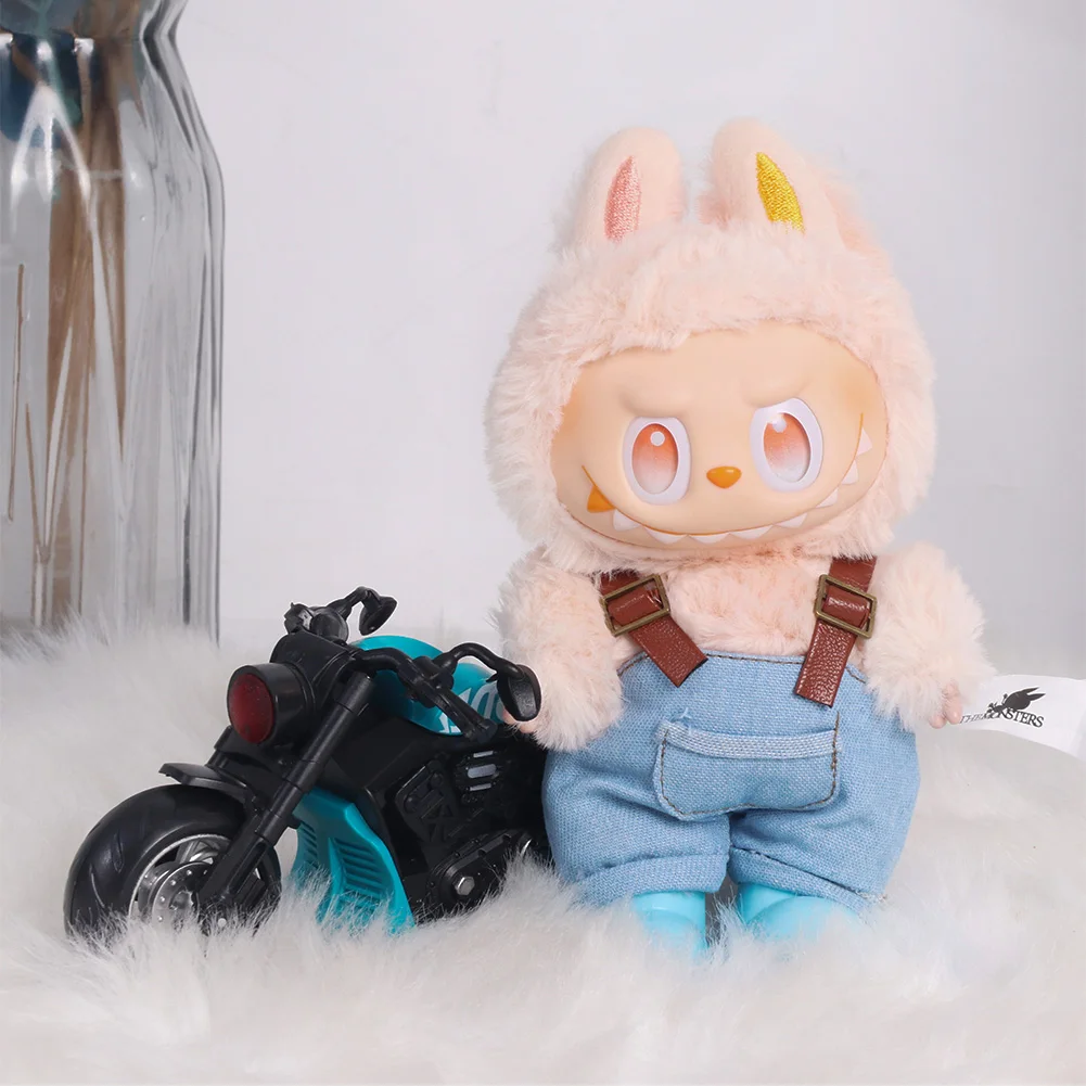 Для 17 см куклы Labubu, инерционный комплект мотоцикла и одежды, аксессуары для кукол, совместимые с V1 V2 V3
Для 17 см куклы Labubu, инерционный комплект мотоцикла и одежды, аксессуары для кукол, совместимые с V1 V2 V3