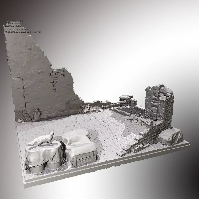 1/35 Resin Model Figure Story Platform Scene Ruins Gk Micro Miniature 3d Printed White Model Toy Unassembled And Unpainted Kit
1/35 Resin Model Figure Story Platform Scene Ruins Gk Micro Miniature 3d Printed White Model Toy Unassembled And Unpainted Kit