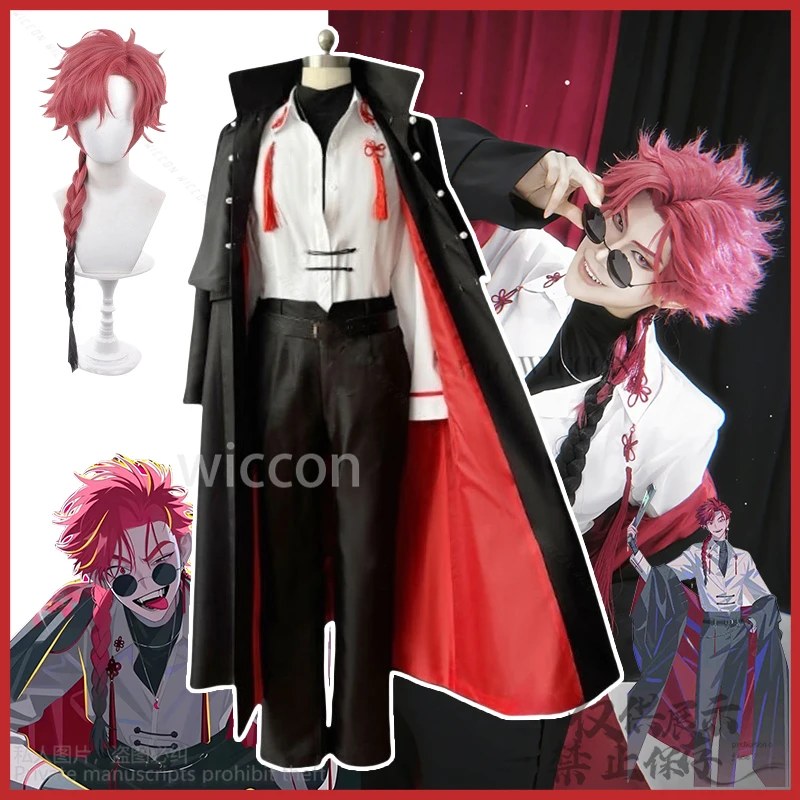 Anime Link Click Vein Cosplay Costume BLACK Coat Top Pants Uniform Wigs For Halloween Christmas Party Man Roleplay Customized
Anime Link Click Vein Cosplay Costume BLACK Coat Top Pants Uniform Wigs For Halloween Christmas Party Man Roleplay Customized