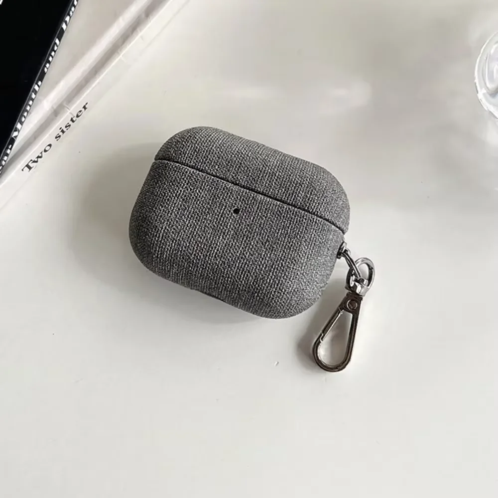 Fabric Protector Earphone Case For Apple Airpods 4 3 2 1 With Key Metal Clasp Bluetooth Headphone Cover for Air Pods Pro2 case
Fabric Protector Earphone Case For Apple Airpods 4 3 2 1 With Key Metal Clasp Bluetooth Headphone Cover for Air Pods Pro2 case