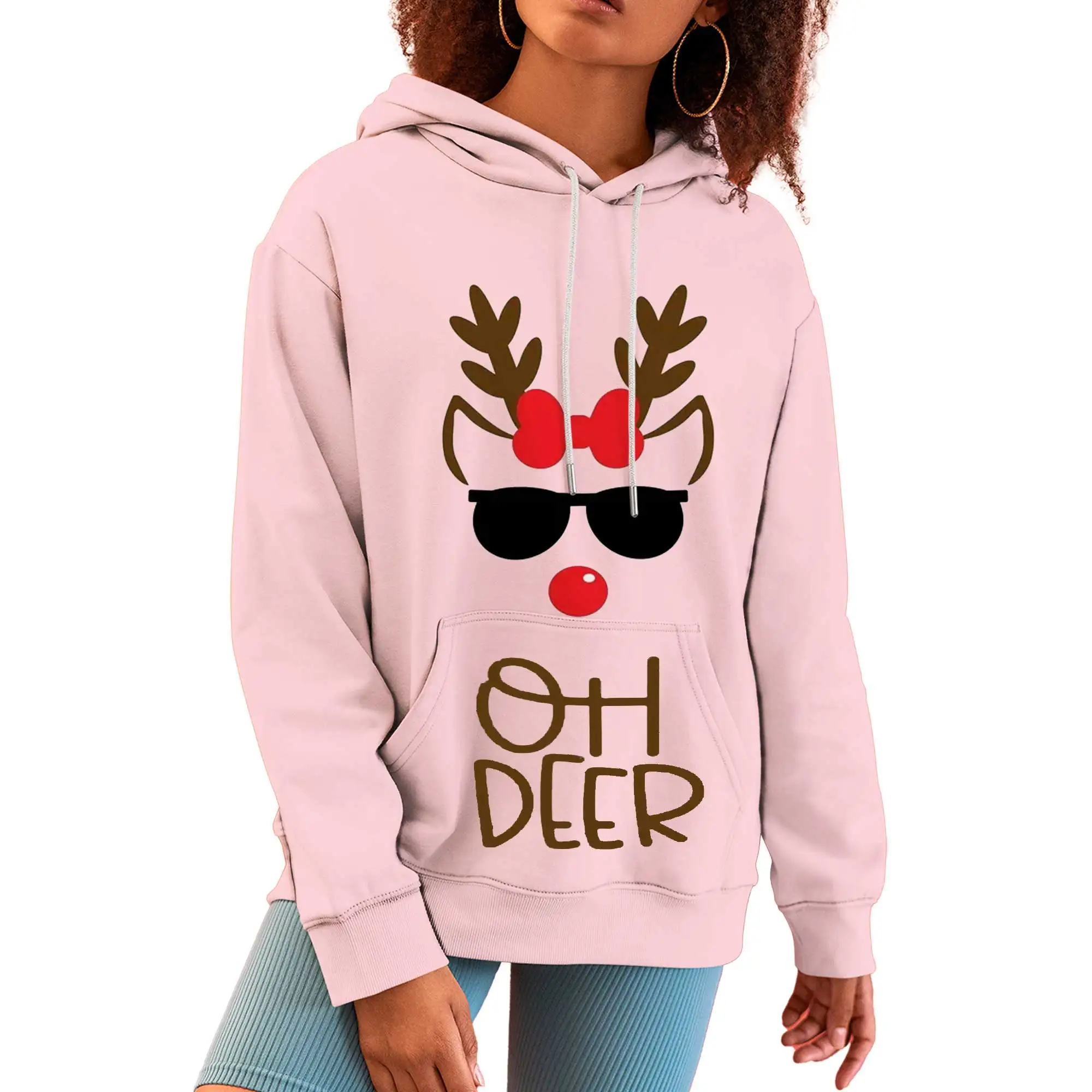 Women's Merry Christmas Hoodies Cute Elk Print Sweatshirt Autumn Woman Casual Hoodie Festival Clothes Female Print Long Sleeve
Women's Merry Christmas Hoodies Cute Elk Print Sweatshirt Autumn Woman Casual Hoodie Festival Clothes Female Print Long Sleeve