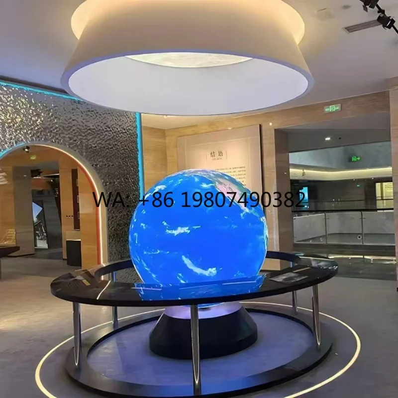 Hanging Mounted 3D Spherical Globe LED Screen Full Color HD Video Display Indoor Outdoor Creative Advertising Sphere Screen
Hanging Mounted 3D Spherical Globe LED Screen Full Color HD Video Display Indoor Outdoor Creative Advertising Sphere Screen