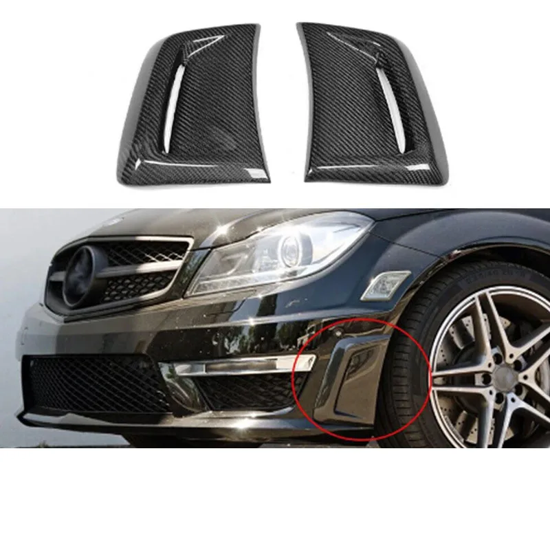 Suitable for Mercedes-Benz C-Class W204 carbon fiber front bumper side air vents, front bumper side vents, modified body kit
Suitable for Mercedes-Benz C-Class W204 carbon fiber front bumper side air vents, front bumper side vents, modified body kit