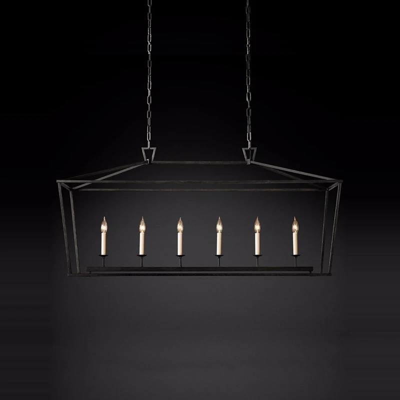 Retro American Black Candle Led Dimmable Chandelier Lighting Lustre Hanging Lamps Suspension Luminaire Lampen For Dinning Room
Retro American Black Candle Led Dimmable Chandelier Lighting Lustre Hanging Lamps Suspension Luminaire Lampen For Dinning Room