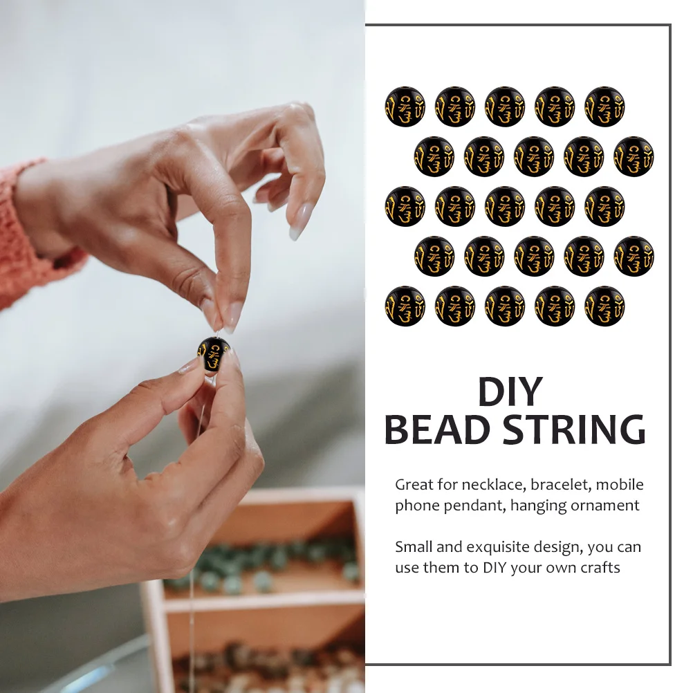 200Pcs Buddhist Beads DIY Jewelry Beads Bronzing Design for Mobile Phone Pendant Hanging Ornament Accessory Kit
200Pcs Buddhist Beads DIY Jewelry Beads Bronzing Design for Mobile Phone Pendant Hanging Ornament Accessory Kit