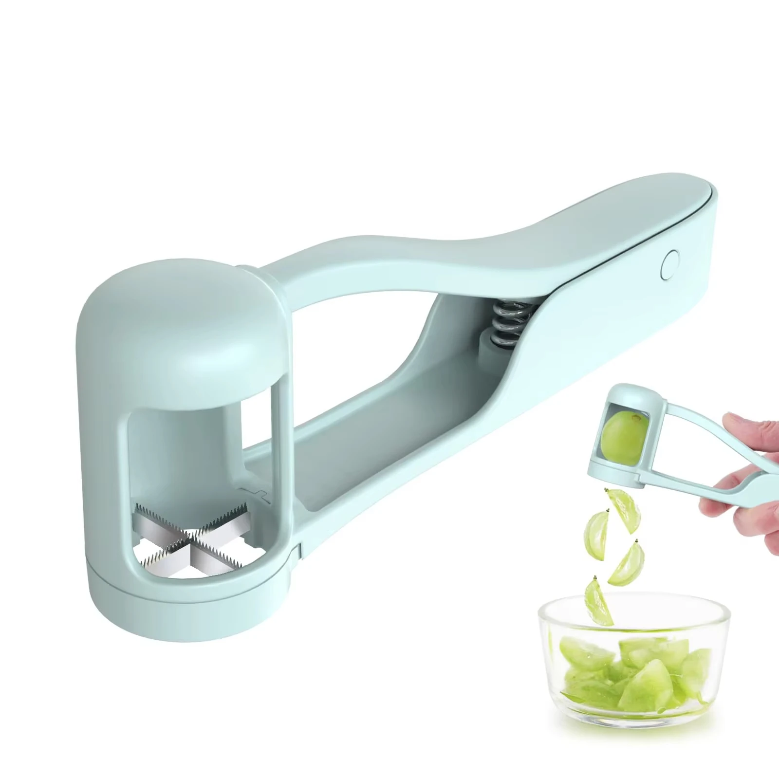 Tomato Slicer Cutter Grape Tools Cherry Fruit Salad Splitter Artifact For Toddlers Kitchen Accessories For Baby Fruit Cut Gadget
Tomato Slicer Cutter Grape Tools Cherry Fruit Salad Splitter Artifact For Toddlers Kitchen Accessories For Baby Fruit Cut Gadget
