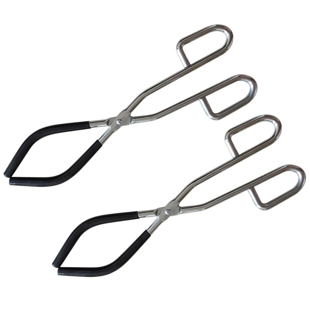2pcs Beaker Clamp Metal Tongs Anti-Slip Rubber Handle For Crucible Flask Laboratory School Science Experiment Tools Glass Beaker
2pcs Beaker Clamp Metal Tongs Anti-Slip Rubber Handle For Crucible Flask Laboratory School Science Experiment Tools Glass Beaker