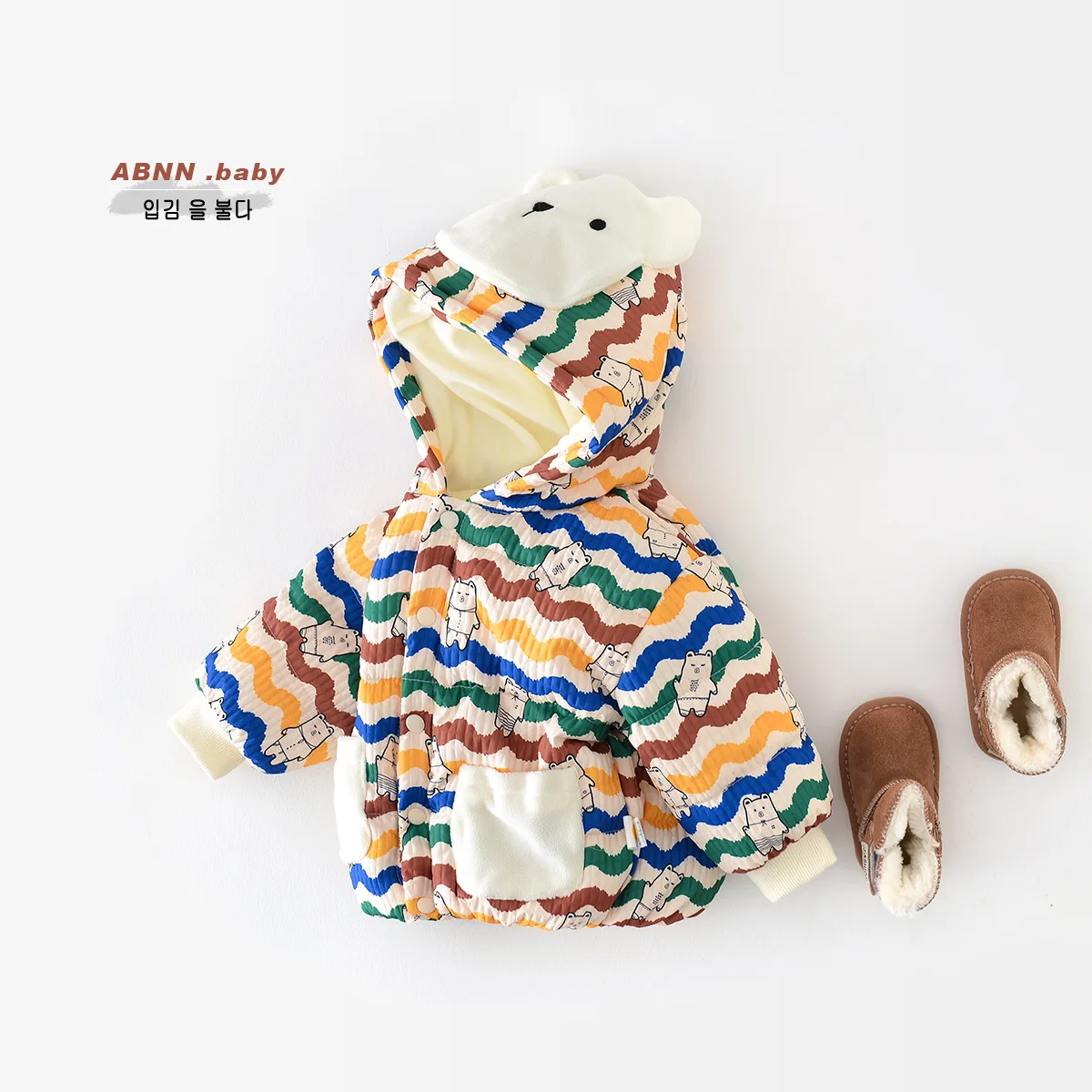 Baby Boy Girl Winter Warm Long Sleeve Hooded Coat Plus Thick Infant Toddler Cute Print Cotton Padded Jacket Newborn Fleece Coat
Baby Boy Girl Winter Warm Long Sleeve Hooded Coat Plus Thick Infant Toddler Cute Print Cotton Padded Jacket Newborn Fleece Coat
