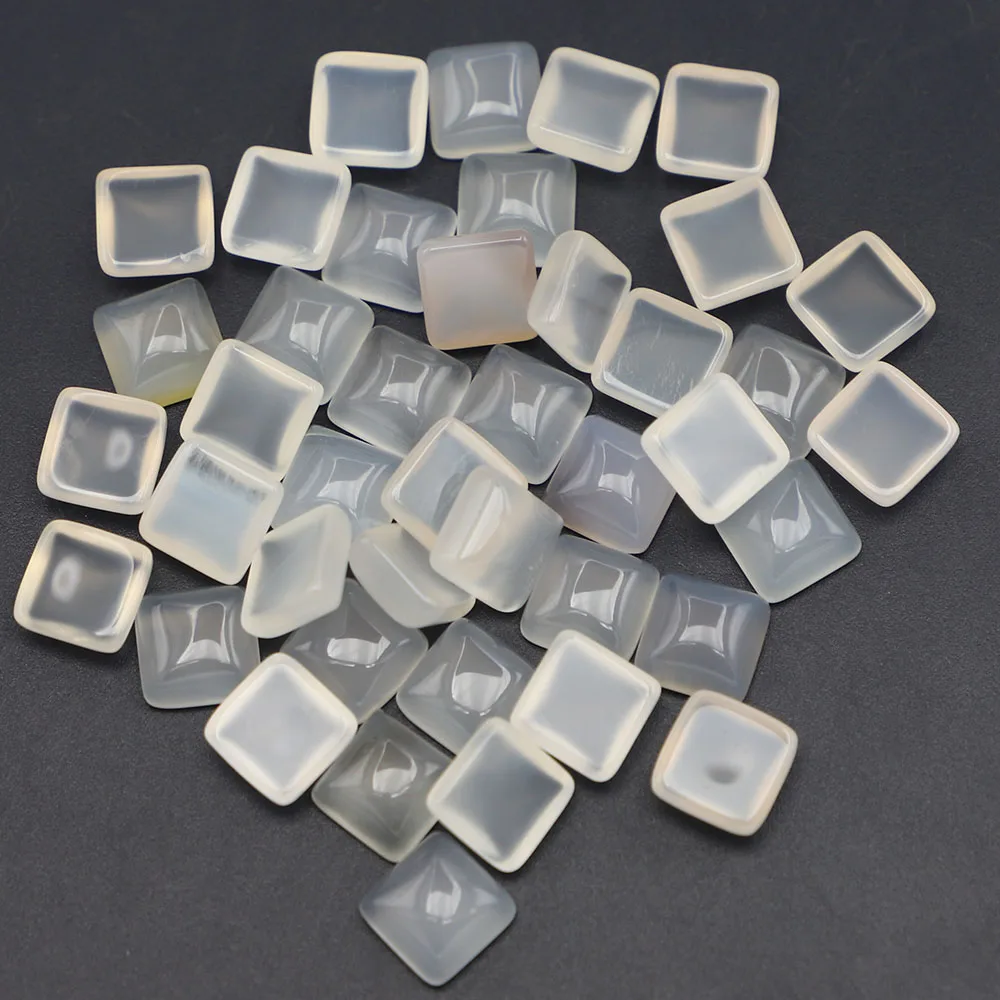 10x10x5mm Natural Stone Square Shape CAB Cabochon White Agate Bead for Jewelry&Clothes Accessories Wholesale 50Pcs Free Shipping
10x10x5mm Natural Stone Square Shape CAB Cabochon White Agate Bead for Jewelry&Clothes Accessories Wholesale 50Pcs Free Shipping