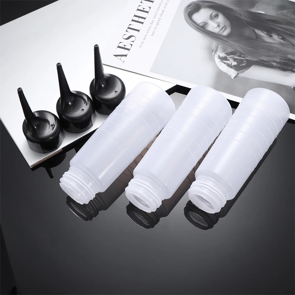 2 pcs Hair Dye Bottles Refillable Clear Plastic Squeeze Containers For Salon Shampoo Conditioner Scalp Treatment Slant Tip
2 pcs Hair Dye Bottles Refillable Clear Plastic Squeeze Containers For Salon Shampoo Conditioner Scalp Treatment Slant Tip