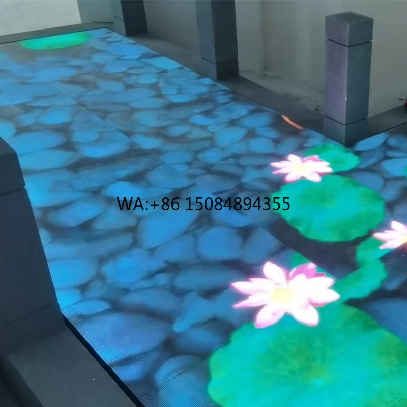 High Quality Waterproof IP67 LED Dance Floor Panel Interactive Tile Screen for Retail Store Shopping Mall 4000 Nits Brightness
High Quality Waterproof IP67 LED Dance Floor Panel Interactive Tile Screen for Retail Store Shopping Mall 4000 Nits Brightness