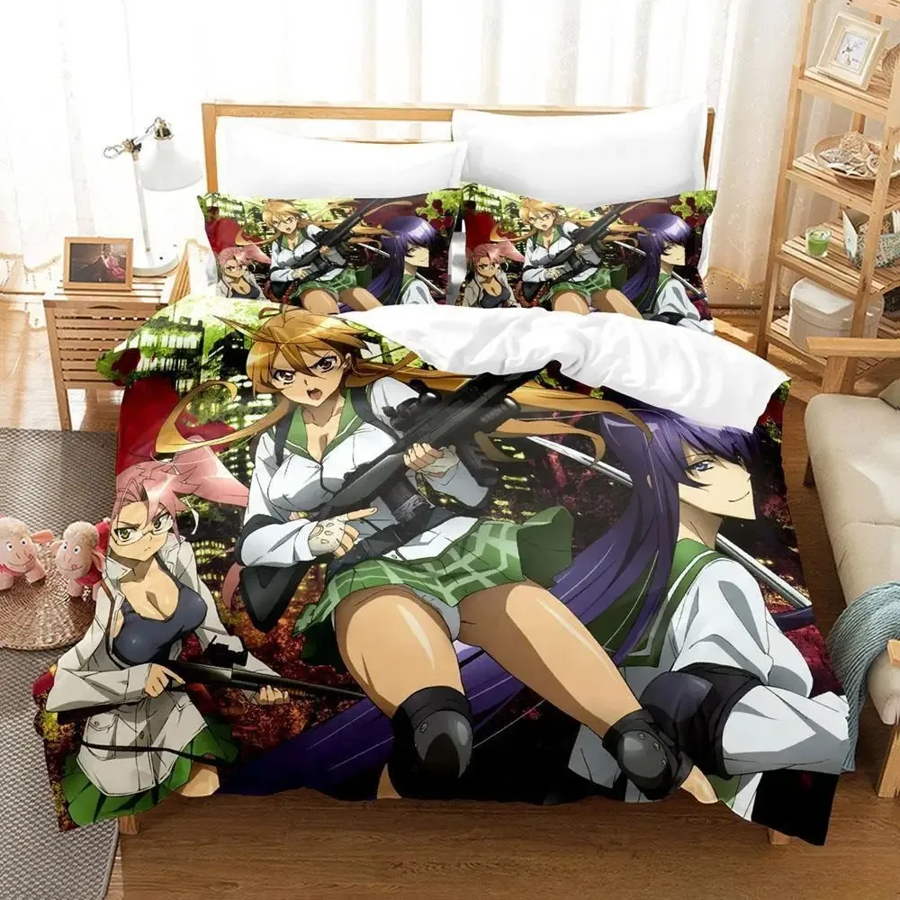 Anime Sexy Girl Highschool of the Dead Bedding Set Single Twin Full Queen King Size Bed Set Adult Kid Bedroom Duvet cover Sets
Anime Sexy Girl Highschool of the Dead Bedding Set Single Twin Full Queen King Size Bed Set Adult Kid Bedroom Duvet cover Sets