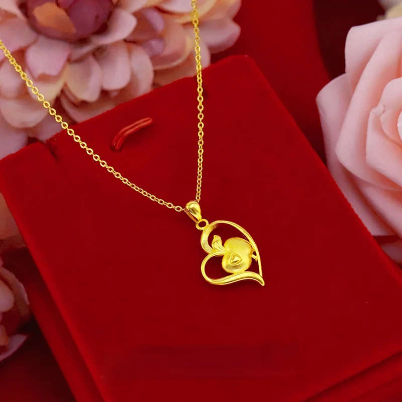 Classic Love Heart Apple Shaped 24k Yellow Gold Rose Rings for Women Engagement Wedding Birthday Fine Opening Jewelry Ring Gift
Classic Love Heart Apple Shaped 24k Yellow Gold Rose Rings for Women Engagement Wedding Birthday Fine Opening Jewelry Ring Gift