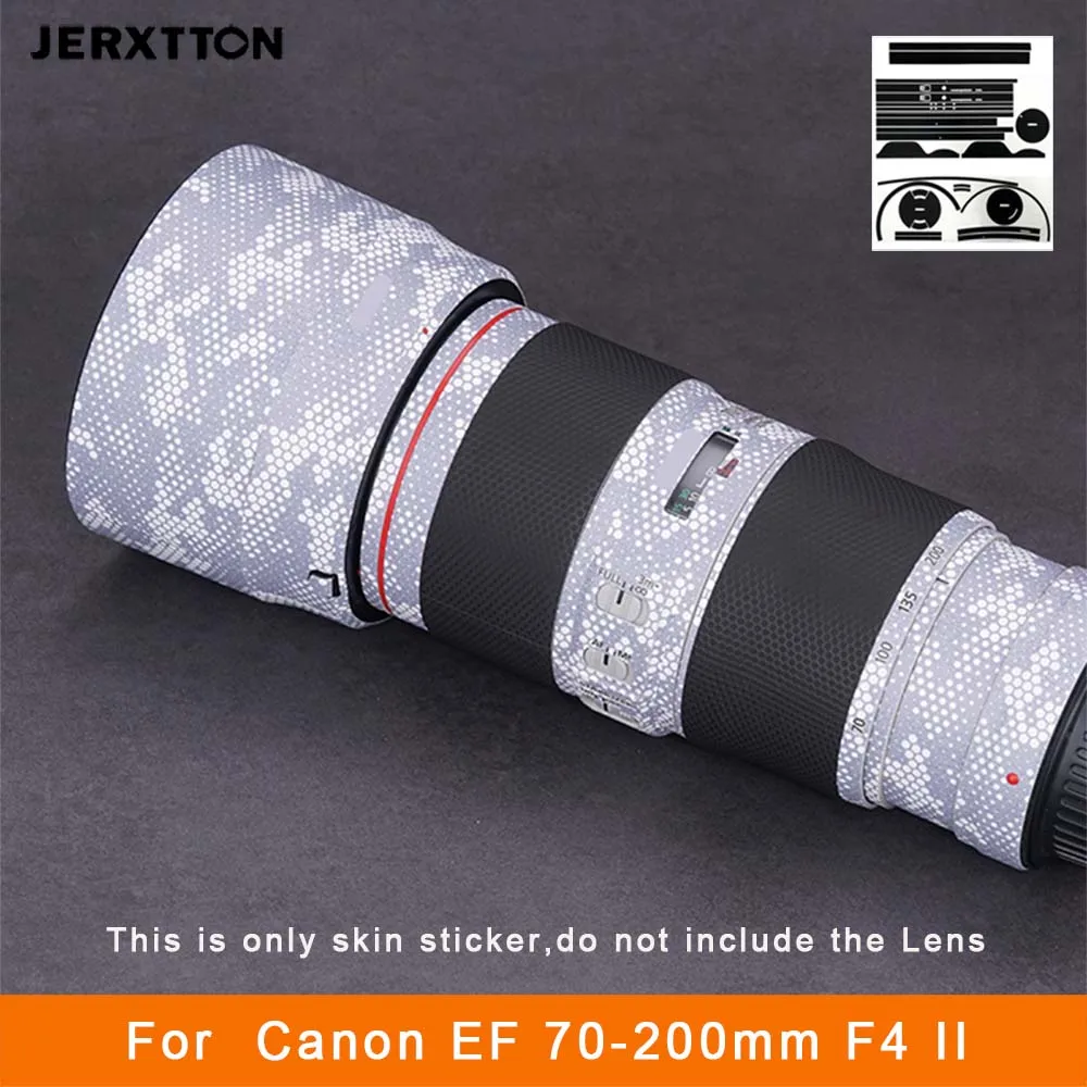 Наклейка-пленка для объектива Canon EF 70-200mm F4 II (EF 70-200 4II) – защитная виниловая пленка-деколь (Skin Mark II)
Наклейка-пленка для объектива Canon EF 70-200mm F4 II (EF 70-200 4II) – защитная виниловая пленка-деколь (Skin Mark II)