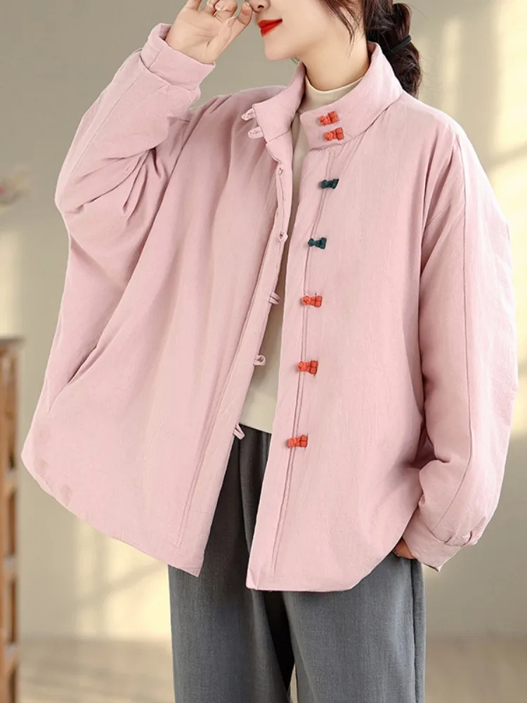 Ретро-кардиган из хлопка и льна с воротником-стойкой на пуговицах для женщин, утепленное зимнее пальто в стиле дзен, улучшенный дизайн...
Ретро-кардиган из хлопка и льна с воротником-стойкой на пуговицах для женщин, утепленное зимнее пальто в стиле дзен, улучшенный дизайн...