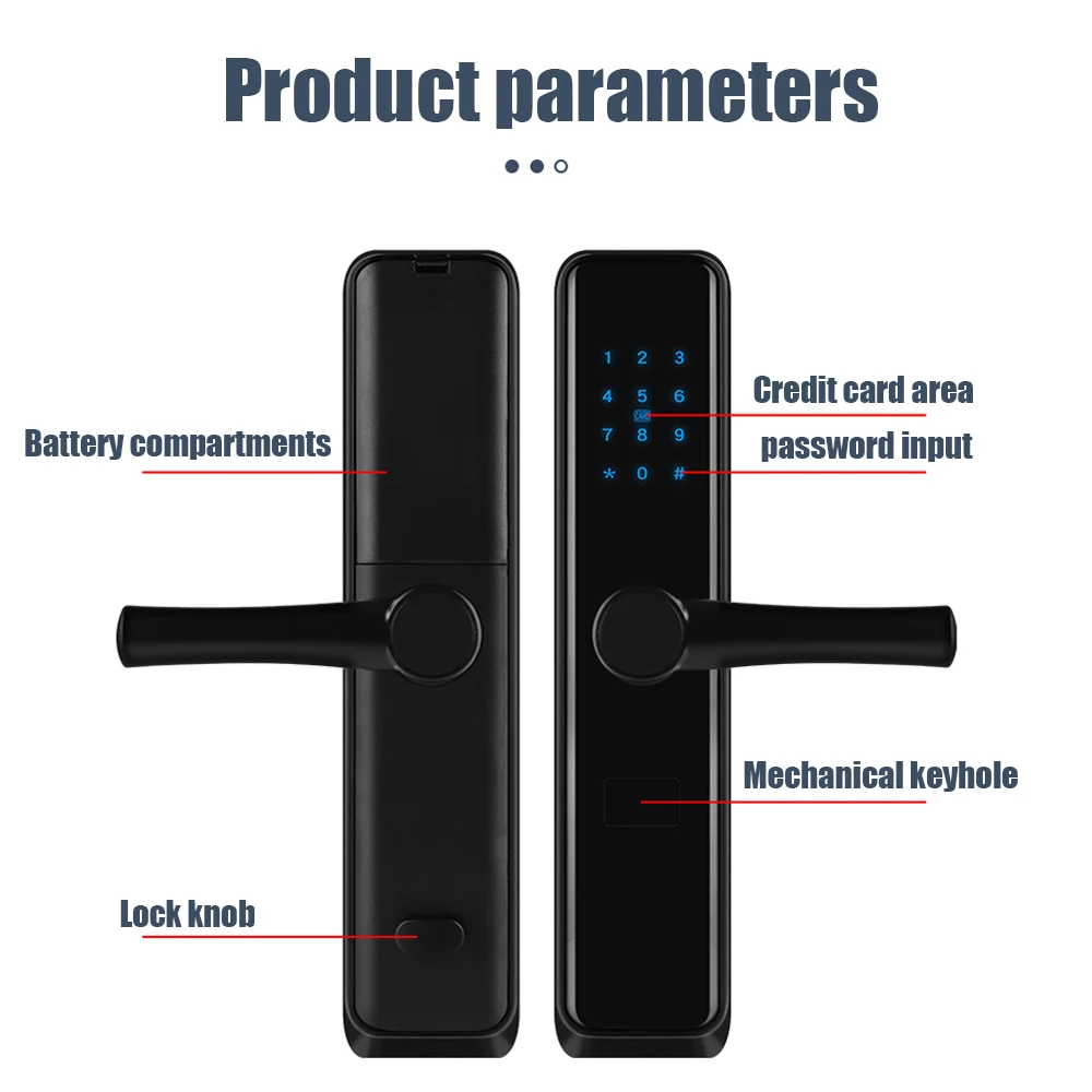 TTlock App WiFi Smart Digital Keypad Code Door Lock Smart bluetooth APP Electronic Door Lock For Home Hotel Apartment
TTlock App WiFi Smart Digital Keypad Code Door Lock Smart bluetooth APP Electronic Door Lock For Home Hotel Apartment