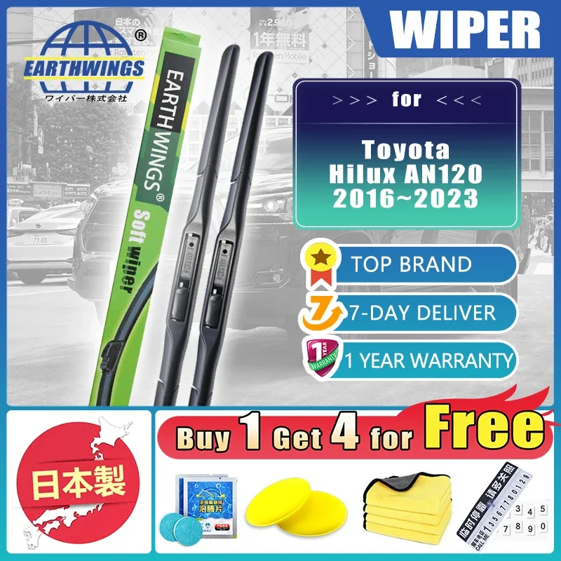 Front Wiper for Toyota Hilux SR5 AN120 AN130 2016~2023 2018 2019 2020 Accessories Blade Windscreen Windshield Brusdes Car Stying
Front Wiper for Toyota Hilux SR5 AN120 AN130 2016~2023 2018 2019 2020 Accessories Blade Windscreen Windshield Brusdes Car Stying
