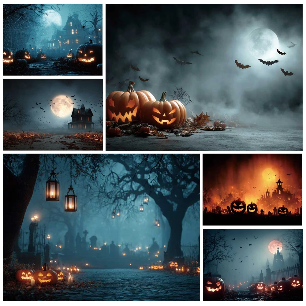 MOON.QG Halloween Pumpkin Photography Background Bats Night Lanterns Backdrop Photography Props Party Kids Photobooth Banner
MOON.QG Halloween Pumpkin Photography Background Bats Night Lanterns Backdrop Photography Props Party Kids Photobooth Banner