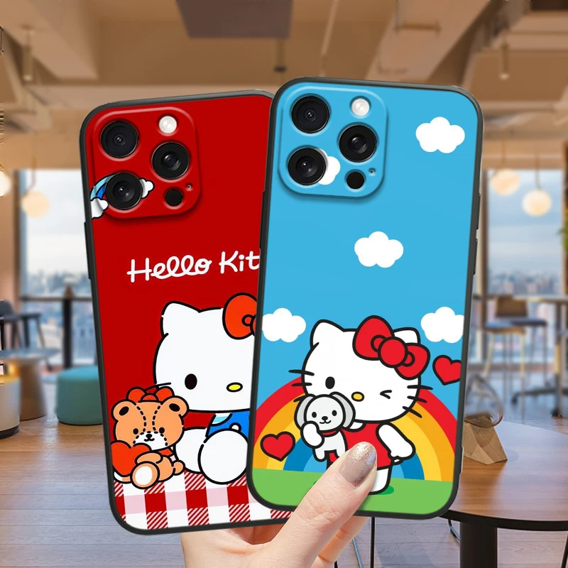 Sanrio Hello Kitty Cute Cartoon For iPhone 15 14 13 12 11 XS XR X 8 7 SE Pro Max Plus Mini Black Back Phone Case
Sanrio Hello Kitty Cute Cartoon For iPhone 15 14 13 12 11 XS XR X 8 7 SE Pro Max Plus Mini Black Back Phone Case